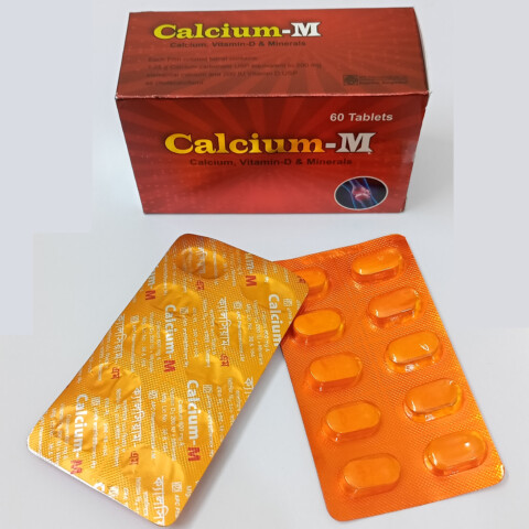 Calcium-M (Calcium, Vitamin-D3 & Minerals)