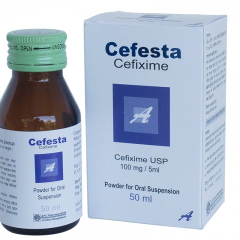 Cefesta Powder for oral Susp. (Cefixime BP)
