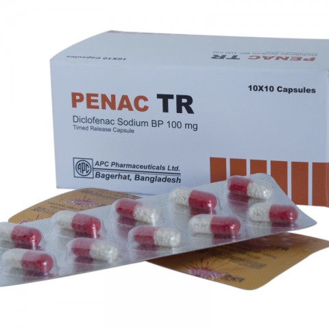 Penac-TR Capsule (Diclofenac Sodium 100mg)