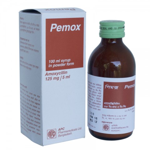 Pemox Powder for oral Susp. (Amoxycillin BP)