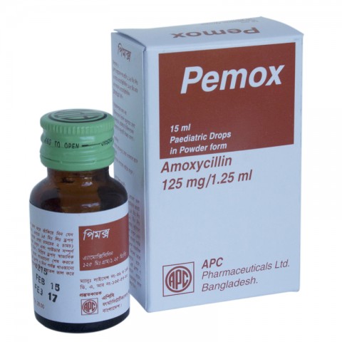 Pemox Powder for oral Drop (Amoxycillin BP)