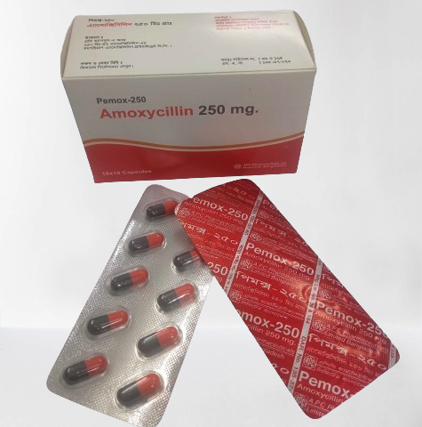 Pemox-250 mg Capsule (Amoxycillin BP)