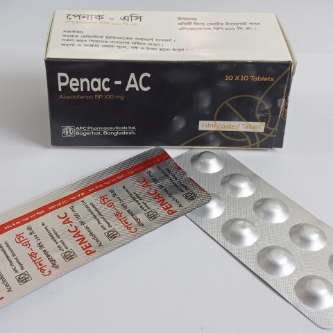 Penac- AC Tablet (Aceclofenac BP)