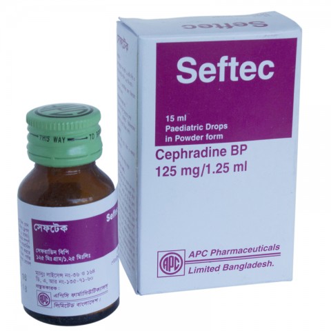Seftec Powder for oral Drop (Cephradine BP)