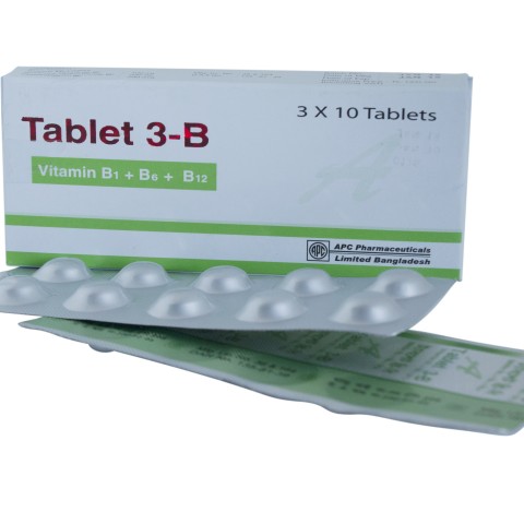 Tablet 3-B (Vitamin B1+B6+ B12)