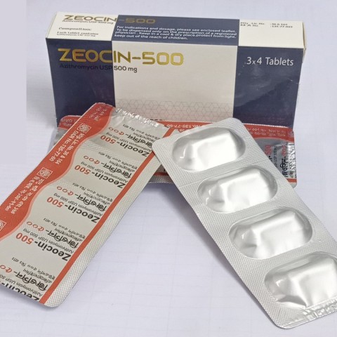 Zeocin- 500 mg Tablet (Azithromycin USP)