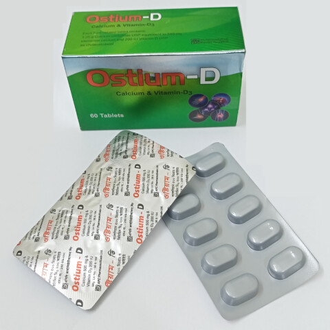 Ostium-D Tablet (Calcium & Vitamin-D)