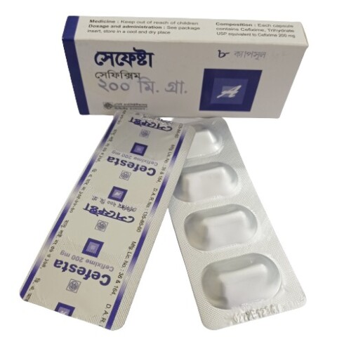 Cefesta- 200 mg Capsule (Cefixime BP)
